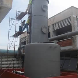 FRP Scrubber and Ductings